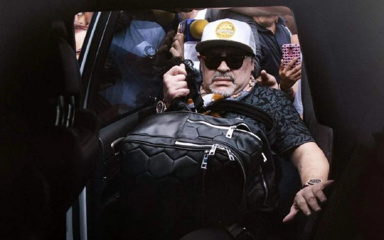 La llegada de Diego Maradona a nuestro país