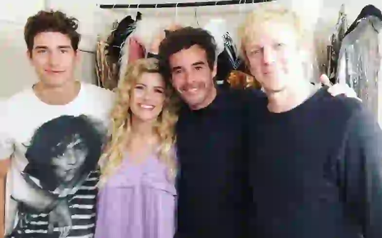 Cabré fue al estreno de la obra Sugar, en Mar del Plata.