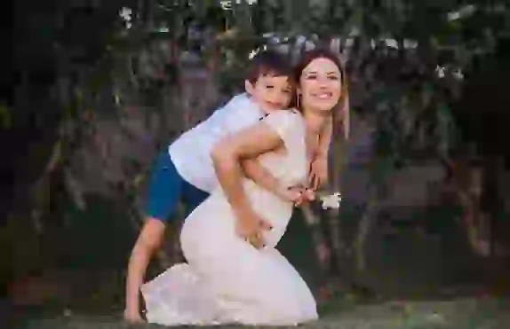 Mariana está embarazada por segunda vez.