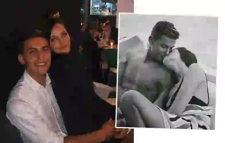 Oriana y Dybala, súper enamorados en Miami. 