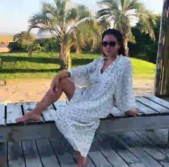 Julieta pasó Año Nuevo en Uruguay.