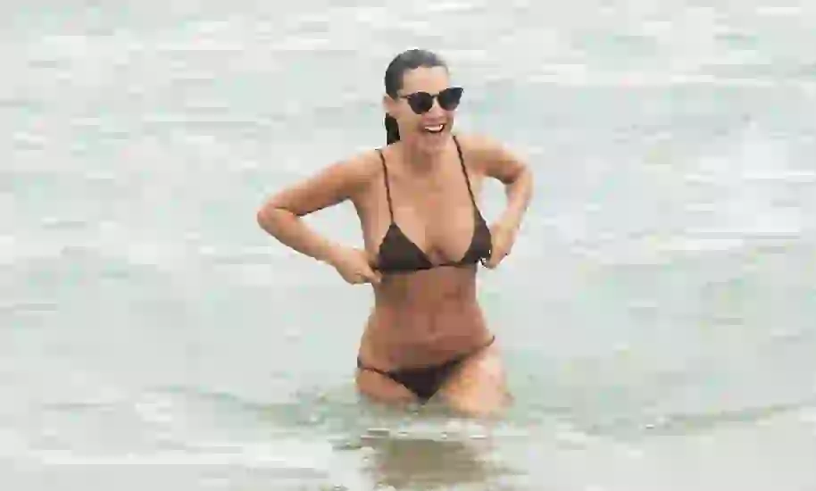 ¡El glamour para salir del agua!