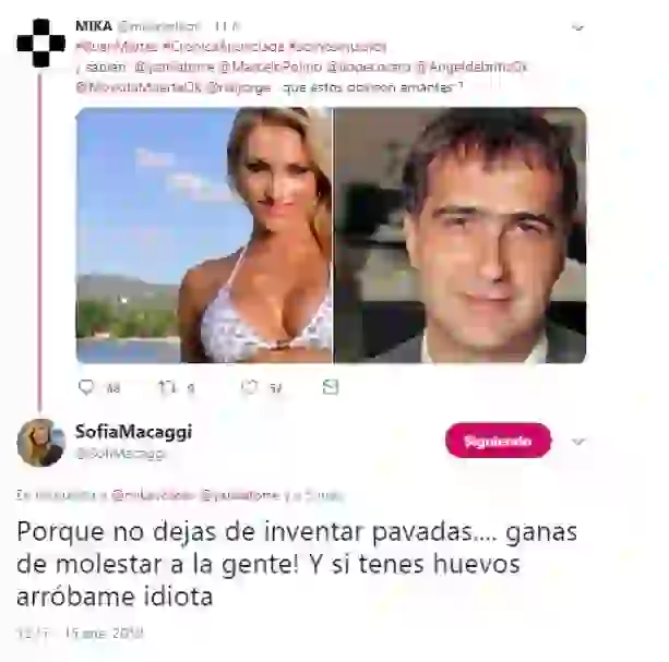 Yanina hizo referencia a que Antonio y Sofía serían 