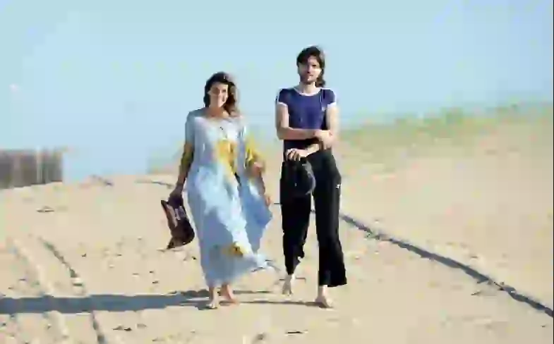 Calu y Vitola en las playas de Punta del Este