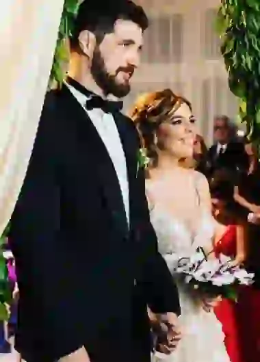 La boda de Dalma fue un acontecimiento familiar.