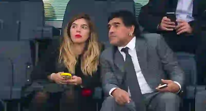 Diego no fue a la boda de Dalma.