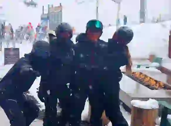 Luego de haber disfrutado de Punta del Este, la familia viajó a Colorado.