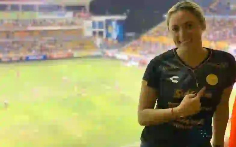 Oliva, pura sonrisa, en su último viaje a México.