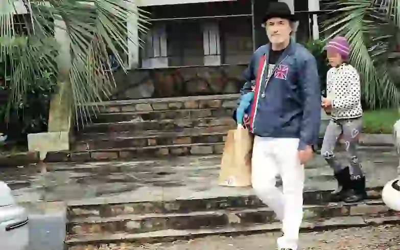 Corcho y su hija Antonia