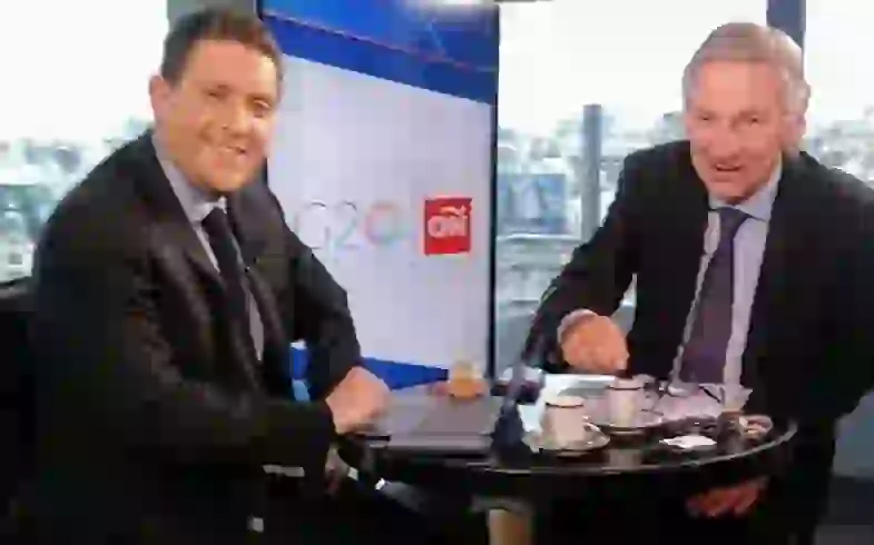 En 2018 compartió el aire de CNN con Longobardi.