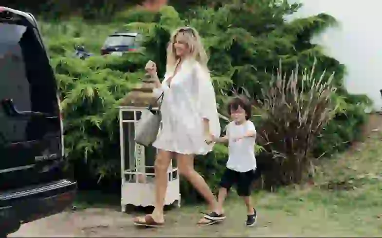 Guillermina Valdés y Lolo Tinelli en Punta del Este