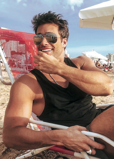 Rodrigo Guirao, entrenamiento en la playa
