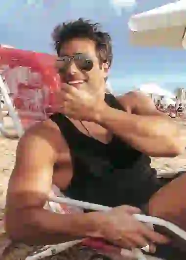 Rodrigo Guirao, entrenamiento en la playa