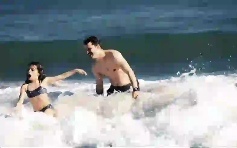 Las vacaciones familiares de Felipe Colombo