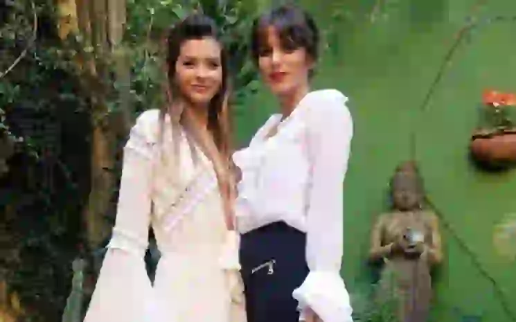 Gimena se reencontró con la China en el homenaje a Romina Yan.