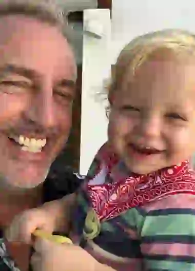 Marley y su pequeño hijo