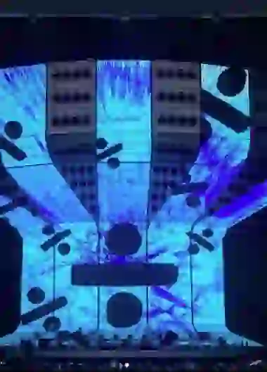 Abel Pintos durante fue al concierto de Ed Sheeran