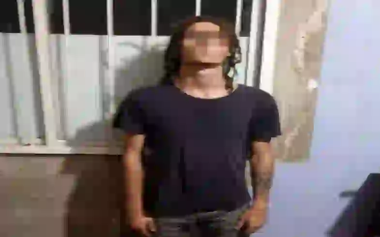 Esta es la imagen del hijo de Federica detenido.