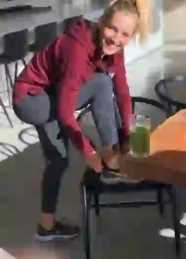 La rubia pasa el mejor momento de su vida.