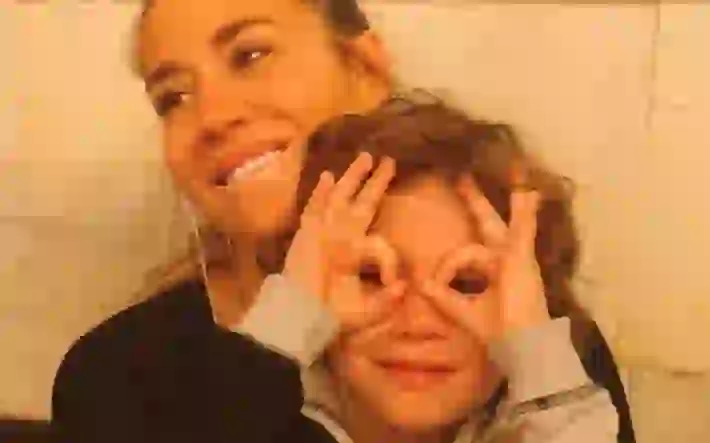 Jimena junto a su mayor cómplice: su hijo Momo