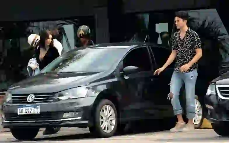 Francisco y Cande comieron en donde siempre va su papá, en la Costanera. 