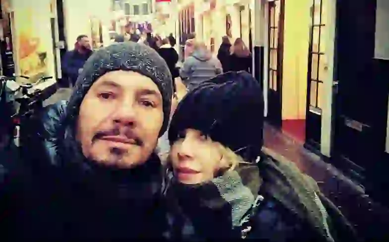 Marcelo Tinelli y Guillermina Valdés en Amsterdam