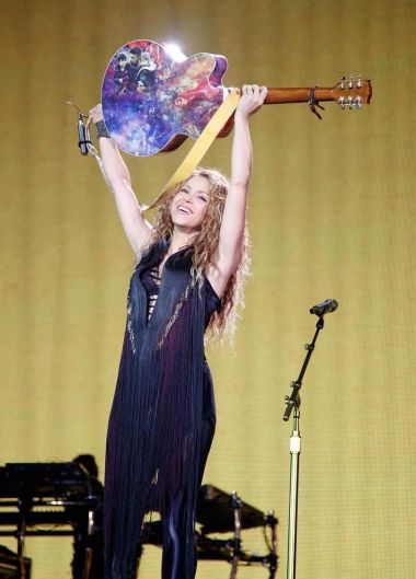 En su último tour, Shakira la rompió.