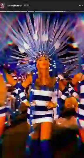 La actriz fue elegida por Jean-Paul Gaultier para participar de los divertidos festejos en Brasil.