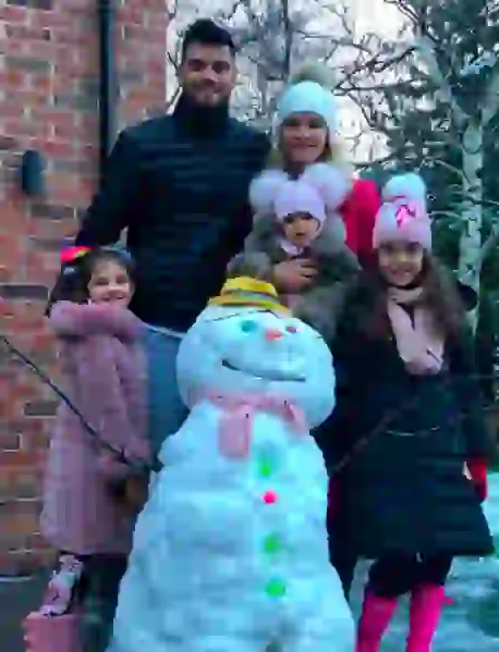 Meghan Ivy es la más pequeña del clan, acaba de cumplir un año.