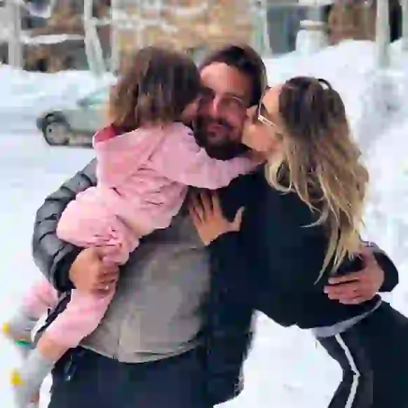 Floppy viajó con su familia, Marley y Mirko a Vail.