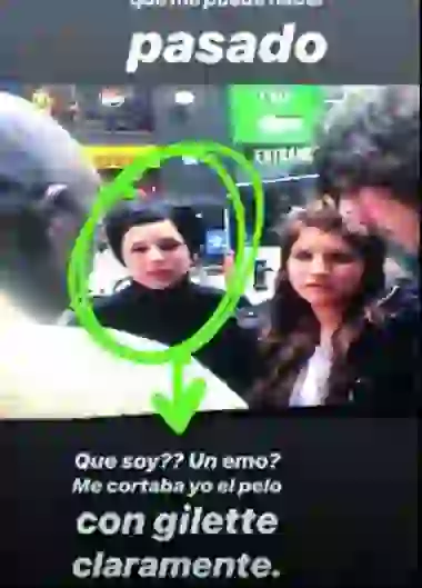 Cande Tinelli se burló de su pasado emo