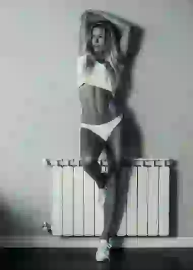 La rubia se convirtió en una fan de las carreras.