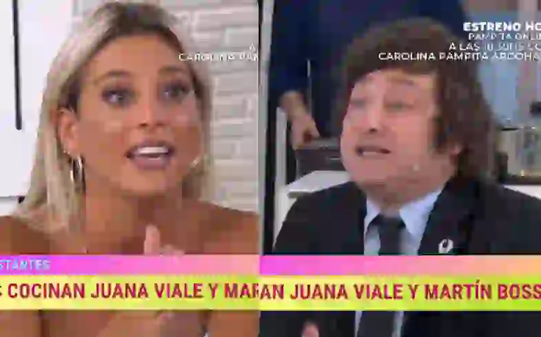 Sol Pérez y Javier Milei se dieron con todo en Las Rubias.