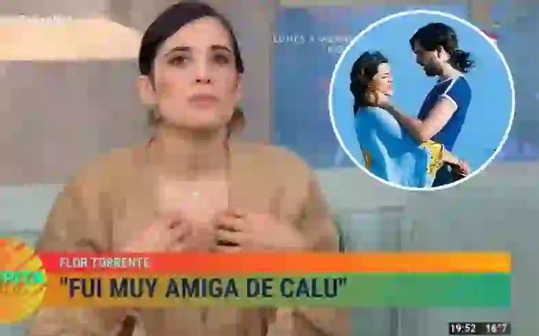 Florencia Torrente se mostró incómoda por el romance de su ex con Calu.