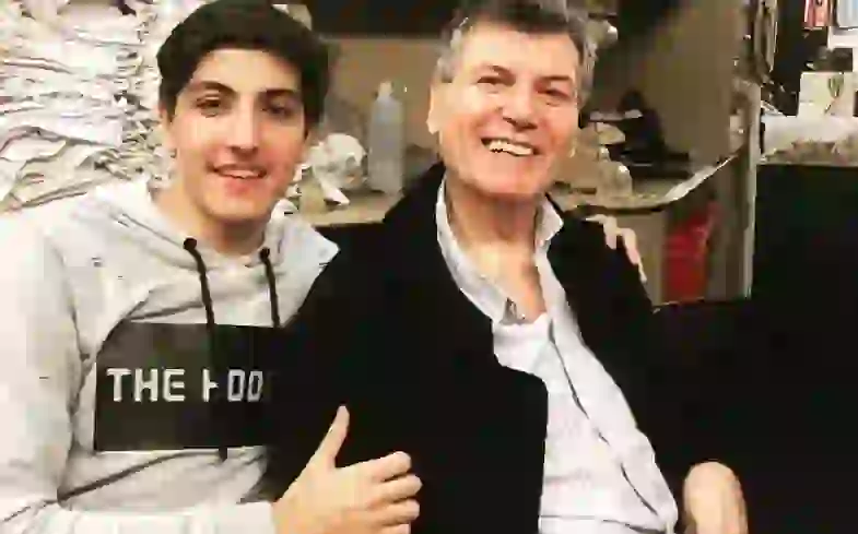 Facundo sueña con hacer reír como su papá.