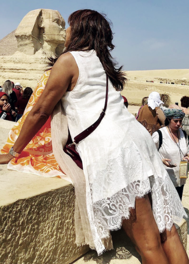 Anamá visitó Egipto