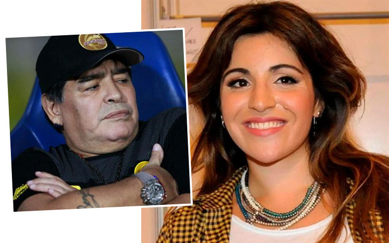 Gianinna Maradona le chantó las 40 a Diego.