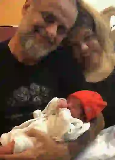 Jorge Rial y Morena junto a Francesco