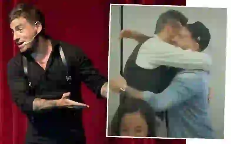 Fede Bal y Lourdes Sánchez se mostraron muy afectuosos con Tinelli. ¿Hay acomodo?