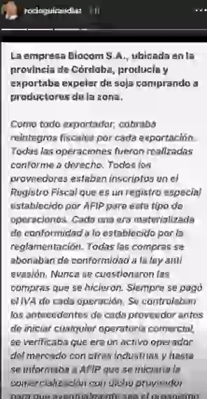 Nicolás tuvo un problema con la AFIP y tuvo que ponerse a disposición.