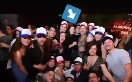 Esta es la foto de una Paparazzi que llamó la atención.