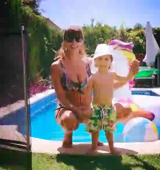 El hijo de Ximena y Gustavo ya tiene dos años.