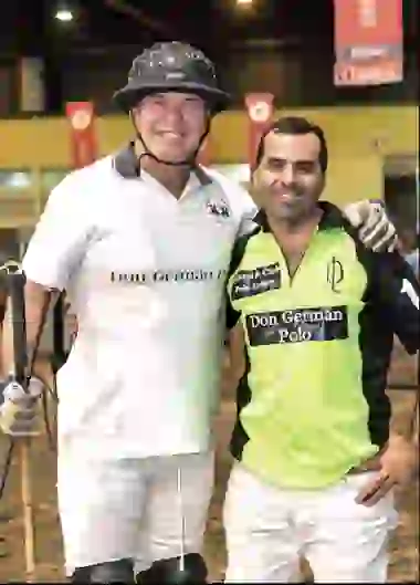 Fernando Burlando un eximio jugador de polo