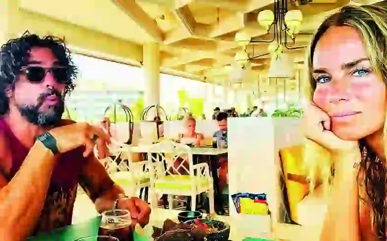 Sabrina Rojas y Luciano Castro, amor en el Caribe