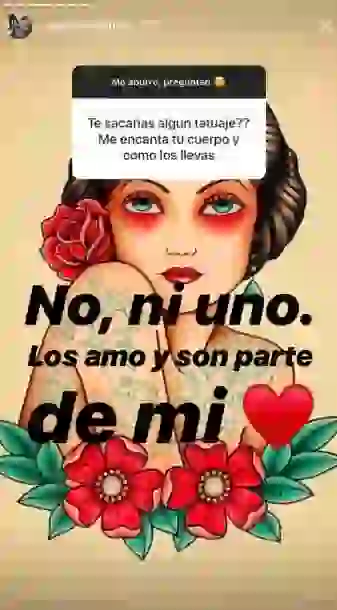 Candelaria había dicho que jamás se tatuaría el rostro. 