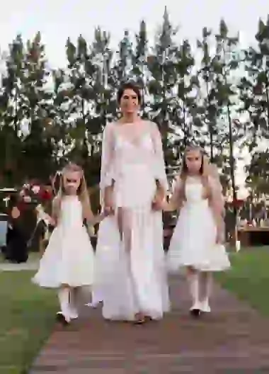 Las niñas se llevaron todas las miradas.