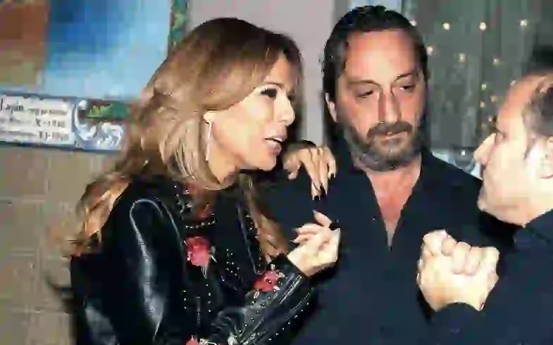 La pareja charló con Sebastián Almada.