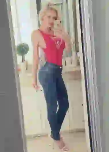 La rubia se defendió sin dar precisiones.