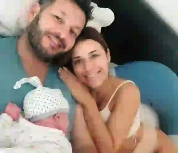 Mariana y su pareja, Pablo, están más que felices con la llegada de Juana.