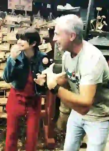 A pura broma con Marley.